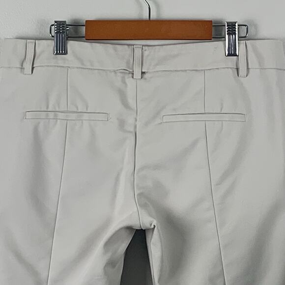 Express Columnist Warm Stone Mid Rise Slacks Size 6R - Picture 4 of 10